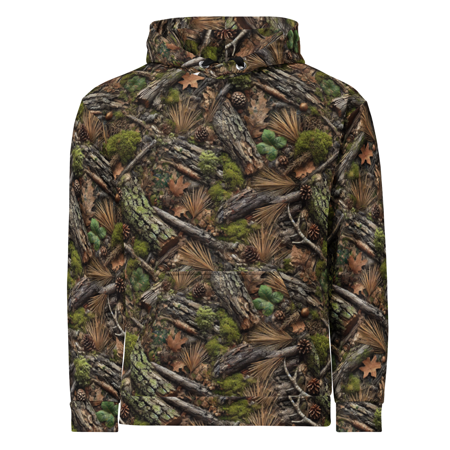 Conifer Ghost™ Camouflage Hoodie – Ultra-Realistic Hunting Camo Sweatshirt (Unisex)