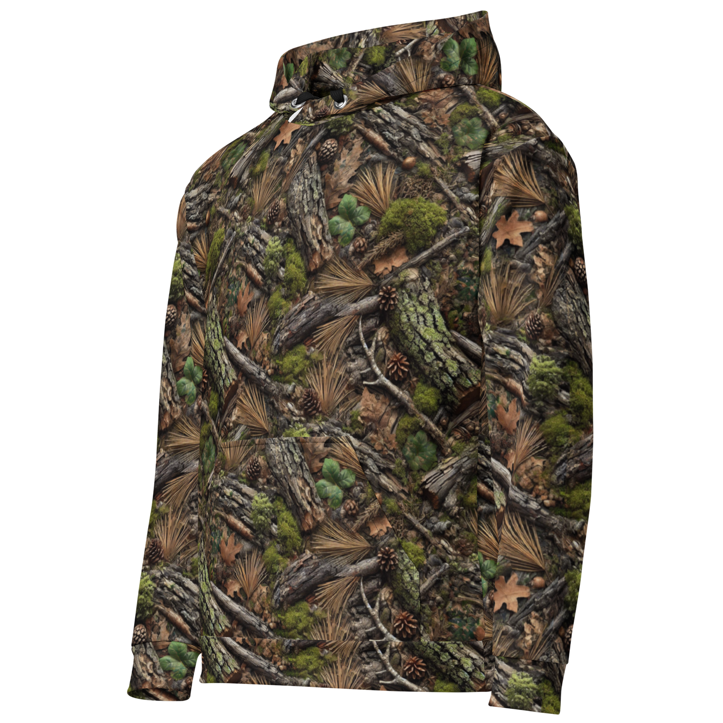 Conifer Ghost™ Camouflage Hoodie – Ultra-Realistic Hunting Camo Sweatshirt (Unisex)